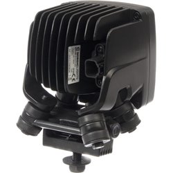 Lampa robocza LED, kwadratowa, 50W 6700lm 12/24V przezroczysta, przykręcana, 104x108x143 mm z wtyczką Deutsch 2-pin, światło sku