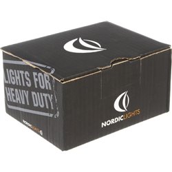 Lampa robocza LED, okrągła, 16W 1600lm 12/24V biała, przykręcana, 93x93x116.5 mm z wtyczką Deutsch 2-pin, światło rozproszone, 6