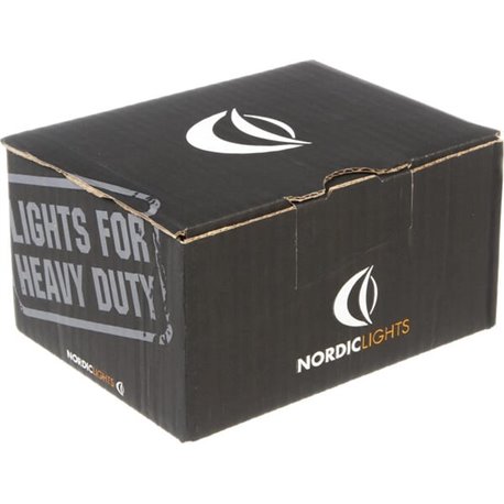 Lampa robocza LED, okrągła, 16W 1600lm 12/24V biała, przykręcana, 93x93x116.5 mm z wtyczką Deutsch 2-pin, światło rozproszone, 6