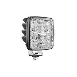 Lampa robocza LED kwadratowa, R23 22W 1600lm 12-24V 129x105x50 mm światło rozproszone, przykręcana Wesem