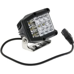 Work light LED, 22.5W, 2850lm, square, 10/30V, 89x73x97mm, Deutsch plug, Kramp
