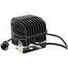 Work light LED, 22.5W, 2850lm, square, 10/30V, 89x73x97mm, Deutsch plug, Kramp