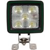 Lampa robocza LED, kwadratowa 60W 5600lm 10/30V z wtyczką Deutsch światło szerokokątne 20 LED Kramp