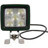 Lampa robocza LED, kwadratowa 60W 5600lm 111x82.5x99 mm z przewodem 3 m światło szerokokątne, 20 LED, Kramp