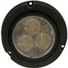 Lampa robocza LED, okrągła 36W 4000lm 10/30V Ø 119 mm z wtyczką AMP 2-pin światło rozproszone 3 LED Kramp