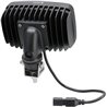 Lampa robocza LED, prostokątna 90W 6000lm 10/30V z wtyczką Deutsch, światło rozproszone 30 LED Kramp