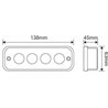 Lampa robocza LED, prostokątna 20W 1750lm Kramp