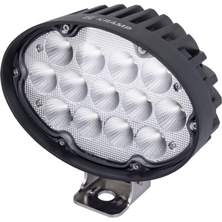 Lampa robocza LED, owalna 65W 5200lm 10/30V z wtyczką Deutsch 2-pin światło rozproszone 13 LED Kramp
