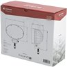 Lampa robocza LED, owalna 65W 5880lm 10/30V 166x148x95 mm z wtyczką Deutsch, światło skupione 13 LED