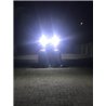 Lampa robocza LED, owalna 30W 2400lm z wtyczką Deutz, światło rozproszone 6 LED Kramp