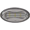 Lampa robocza LED, owalna 30W 2400lm z wtyczką Deutz, światło rozproszone 6 LED Kramp