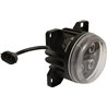 Lampa robocza LED, okrągła 40W 4000lm 10/30V Ø 90 mm z wtyczką H11/Deutsch, światło skupione 4 LED Kramp