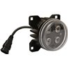 Lampa robocza LED, okrągła 40W 4000lm 10/30V Ø 90 mm z wtyczką H11/Deutsch, światło skupione 4 LED Kramp