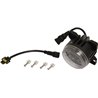Lampa robocza LED, okrągła 40W 4000lm 10/30V Ø 90 mm z wtyczką H11/Deutsch, światło skupione 4 LED Kramp