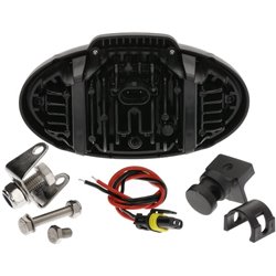 Work light LED, 40W, 3500lm, oval, 12-24V,190x107x63mm, Ultra Wide Flood, Kramp