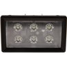 Lampa robocza LED, prostokątna 30W 2400lm z wtyczką H11 światło rozproszone 6 LED Kramp