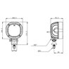Lampa robocza LED, kwadratowa 54W 7200lm 10/30V światło rozproszone 9 LED Kramp