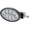 Lampa robocza LED, owalna 56W 5320 lm 10/30V 160x129x68 mm z wtyczką Deutsch, światło skupione 10 LED