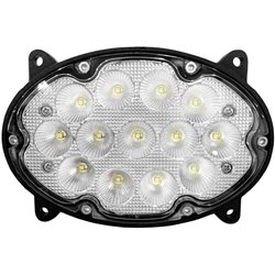 Lampa robocza LED, owalna 39W 3500lm 10/30V 138x93x69 mm światło rozproszone 13 LED Kramp