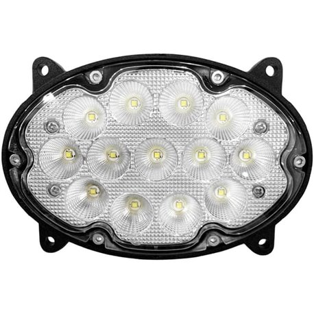Lampa robocza LED, owalna 39W 3500lm 10/30V 138x93x69 mm światło rozproszone 13 LED Kramp