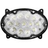 Lampa robocza LED, owalna 39W 3500lm 10/30V 138x93x69 mm światło rozproszone 13 LED Kramp