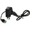 Lampa robocza LED, kwadratowa 12W 1200lm 12/24V, biała, 53.7x75.5x32.3 mm światło rozproszone z wtyczką Deutsch, 8 LED