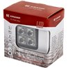 Lampa robocza LED, kwadratowa 12W 1200lm 12/24V, biała, 53.7x75.5x32.3 mm światło rozproszone z wtyczką Deutsch, 8 LED