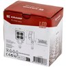 Lampa robocza LED, kwadratowa 12W 1200lm 12/24V, biała, 53.7x75.5x32.3 mm światło rozproszone z wtyczką Deutsch, 8 LED