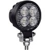 Lampa robocza LED, okrągła 12W 1200lm 12/24V, biała, 65.7x85.8x35 mm światło rozproszone z wtyczką Deutsch, 8 LED