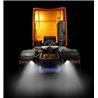 Lampa robocza LED, okrągła 12W 1200lm 12/24V, biała, 65.7x85.8x35 mm światło rozproszone z wtyczką Deutsch, 8 LED