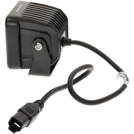 Lampa robocza LED, kwadratowa 40W 4800lm 12/24V, biała, 81x82.5x67.5 mm światło rozproszone z wtyczką Deutsch, 4 LED