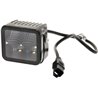 Lampa robocza LED, kwadratowa 40W 4800lm 12/24V, biała, 81x82.5x67.5 mm światło rozproszone z wtyczką Deutsch, 4 LED