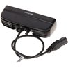 Lampa robocza LED, prostokątna 30W 2880lm 12/24V, biała, 157x49.7x60 mm światło skupione z wtyczką Deutsch, 6 LED