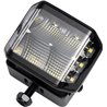 Lampa robocza LED, kwadratowa 70W 8400 lm 12/24V, biała, 97x77x75 mm światło rozproszone z wtyczką Deutsch, 10 LED