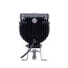 Lampa robocza LED, okrągła, 54W 5100 lm 12/24V Ø 133x75 mm z wtyczką Deutsch, światło rozproszone 9 LED z uchwytem + przełącznik