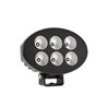 Lampa robocza LED, owalna 36W 3500lm 12/24V 155x105x58 mm światlo rozproszone, 6 LED, Black series
