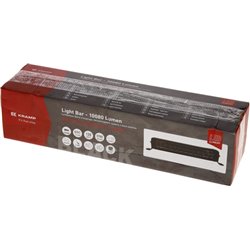 Lampa robocza długa LED, 120W 10080lm prostokątna, 12/24V, biała/pomarańczowa, 357x70x67 mm z wtyczką Deutsch, Combo, prosta, 24