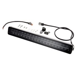 Lampa robocza długa LED, 200W 16800lm prostokątna, 12/24V, biała/pomarańczowa, 561x70x67 mm z wtyczką Deutsch, Combo, prosta, 40
