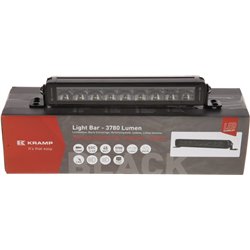Lampa robocza długa LED, 45W 3780lm prostokątna, 12/24V, biała/pomarańczowa, 246x40x54 mm z wtyczką Deutsch, Combo, prosta, 9 LE