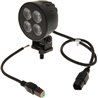 Lampa robocza LED, okrągła 24W 2556lm 12/24V, biała, 83.9x99.5x59 mm światło rozproszone z wtyczką Deutsch, 4 LED