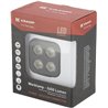 Lampa robocza LED, kwadratowa 40W 2650lm 12/24V, biała, 70.1x126.6x49.7 mm światło rozproszone z wtyczką Deutsch, 8 LED