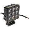 Lampa robocza LED, kwadratowa 90W 6800lm 12/24V, biała, 108x120.7x52.7 mm światło rozproszone z wtyczką Deutsch, 18 LED