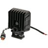 Lampa robocza LED, kwadratowa 90W 6800lm 12/24V, biała, 108x120.7x52.7 mm światło rozproszone z wtyczką Deutsch, 18 LED