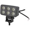 Lampa robocza LED, prostokątna 60W 4630lm 12/24V, biała, 115x65x47 mm światło rozproszone z wtyczką Deutsch, 12 LED