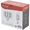 Lampa robocza LED, prostokątna 60W 4630lm 12/24V, biała, 115x65x47 mm światło rozproszone z wtyczką Deutsch, 12 LED