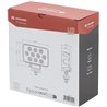 Lampa robocza LED, prostokątna 100W 8950lm 12/24V, biała, 150x112x52.7 mm światło rozproszone z wtyczką Deutsch, 20 LED