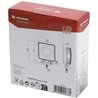 Lampa robocza LED, kwadratowa 24W 2000lm, biała, 107x52x136 mm światło rozproszone, Kramp