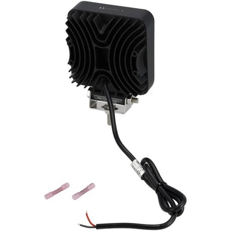 Lampa robocza LED, kwadratowa 24W 2000lm, biała, 107x52x136 mm światło skupione, Kramp