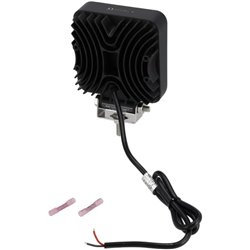 Lampa robocza LED, kwadratowa 24W 2000lm, biała, 107x52x136 mm światło skupione, Kramp (op. 10 szt.)
