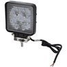 Lampa robocza LED, prostokątna 27W 2376lm, biała, 107x38.8x136 mm światło rozproszone, Kramp (op. 10 szt.)